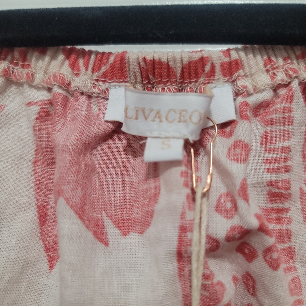 Oliviaceous Elegant Pink and Cream Mini Dress Dize S - Picture 4 of 9